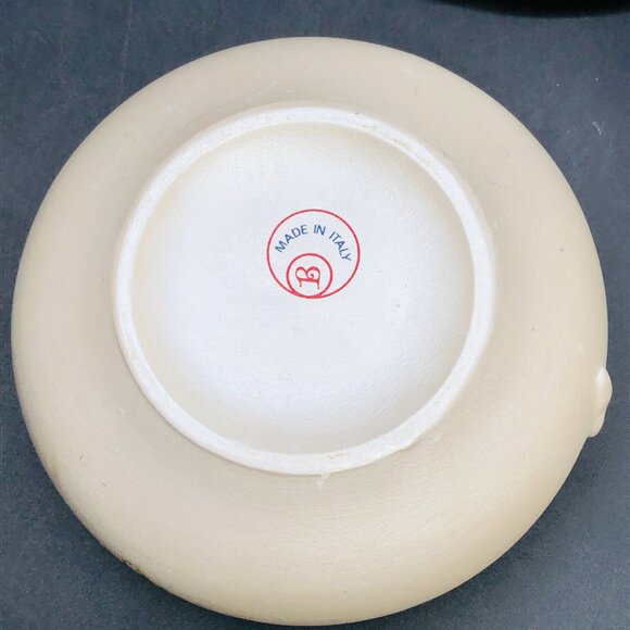 Vintage BERGER Italy Pearlescent Porcelain Swan Trinket Jewelry Dresser Box - Picture 13 of 15